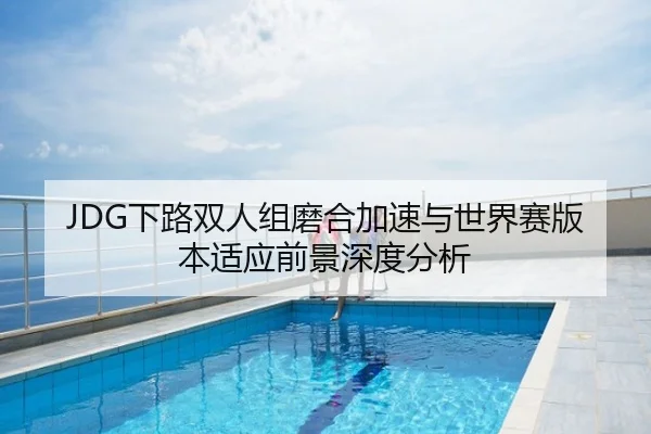 JDG下路双人组磨合加速与世界赛版本适应前景深度分析